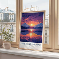 Lake Manasarovar Poster - Tibet Wall Art