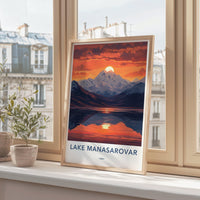 Lake Manasarovar Poster - Tibet Wall Art