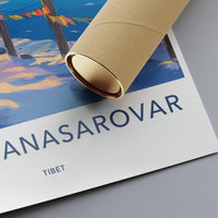 Lake Manasarovar Poster - Tibet Wall Art