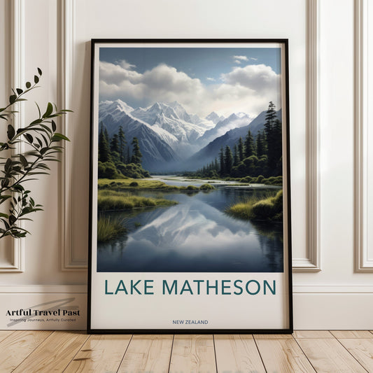 Lake Matheson Poster