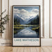 Lake Matheson Poster | New Zealand Wall Art