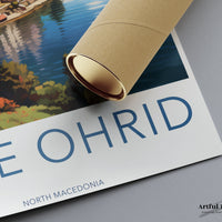 Lake Ohrid Poster - North Macedonia Wall Art
