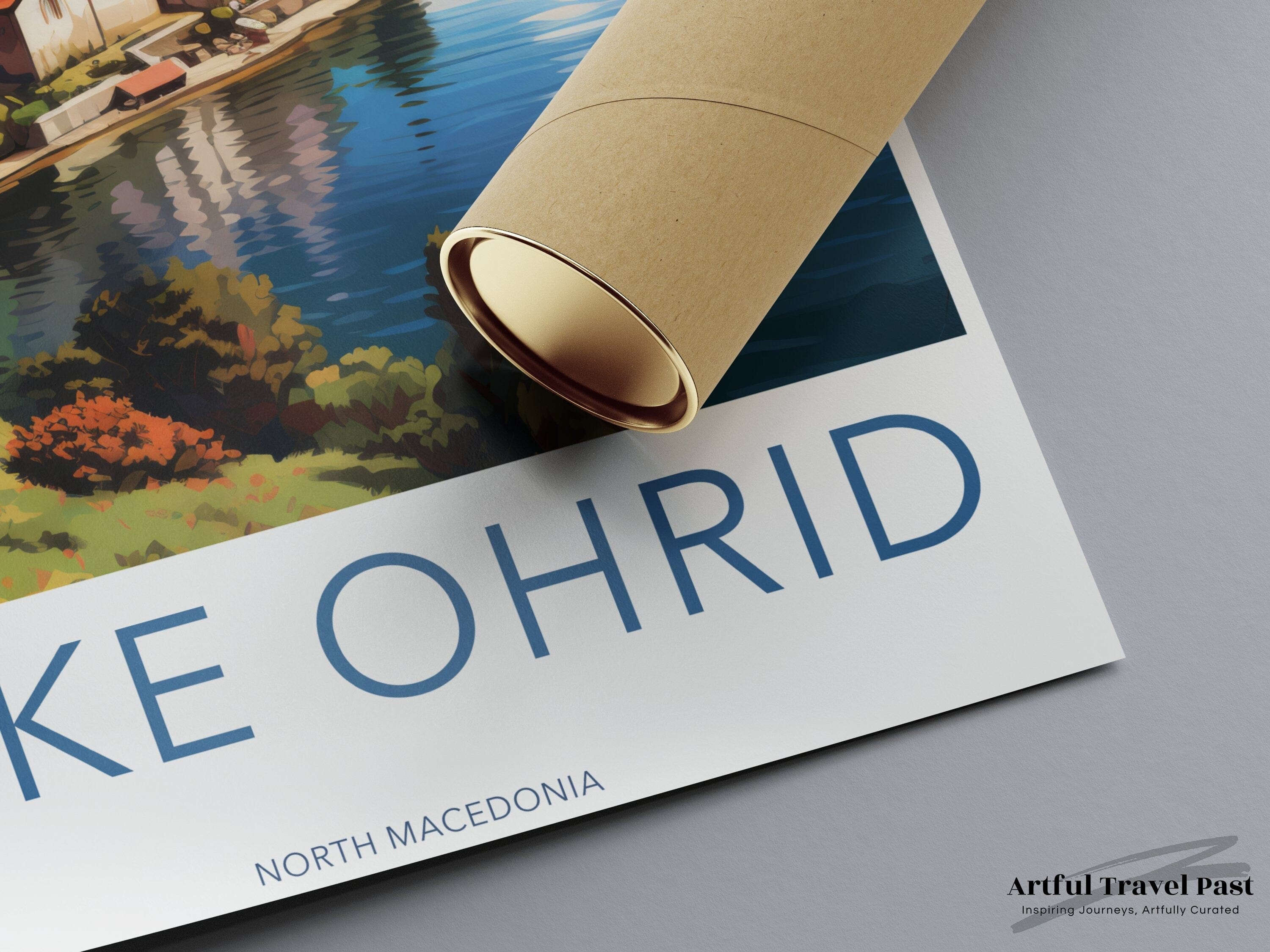 Lake Ohrid Poster - North Macedonia Wall Art