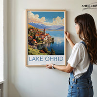 Lake Ohrid Poster - North Macedonia Wall Art
