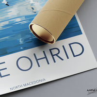 Lake Ohrid Poster - North Macedonia Wall Art