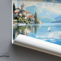 Lake Ohrid Poster - North Macedonia Wall Art