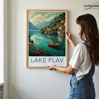 Lake Plav Poster - Montenegro Wall Art
