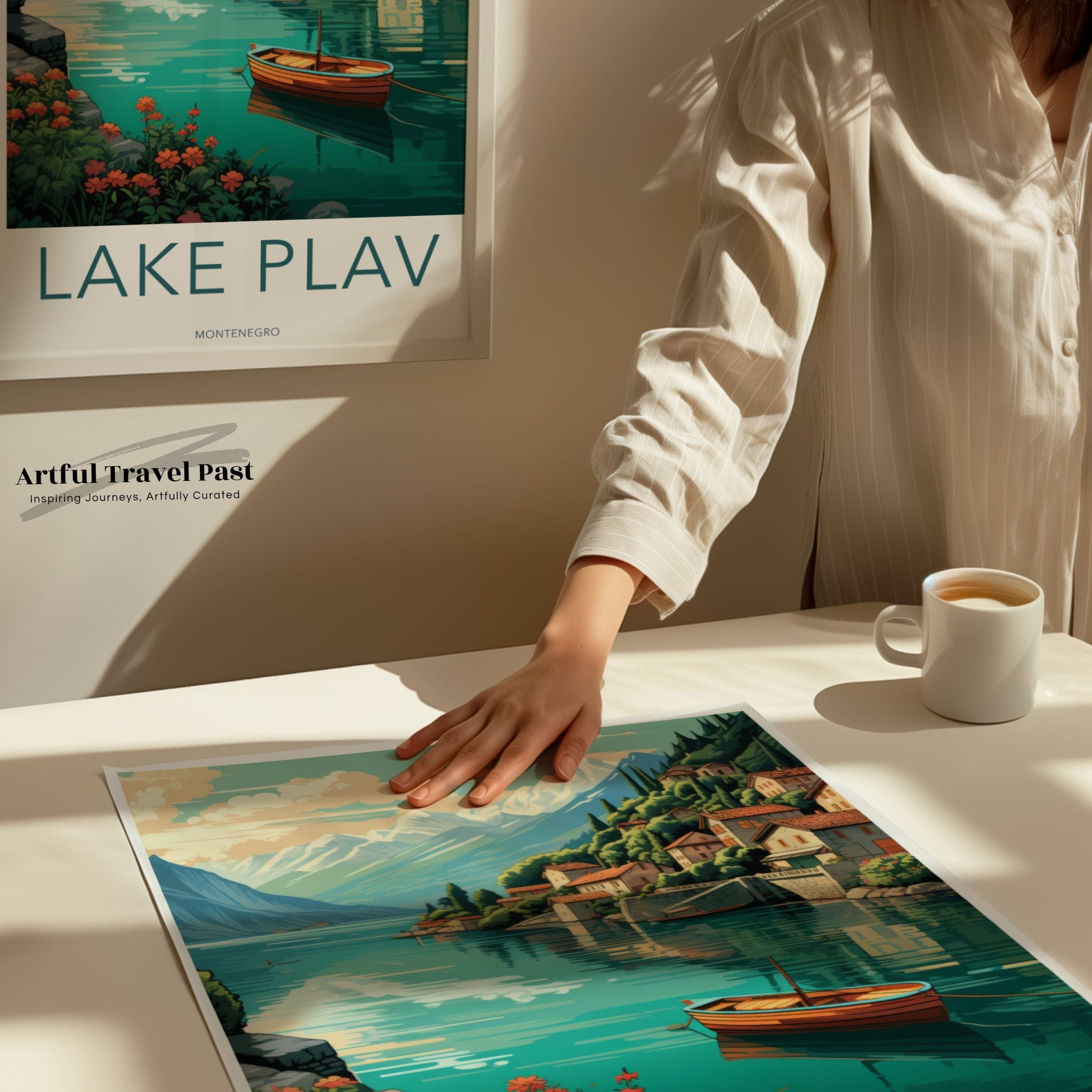 Lake Plav Poster - Montenegro Wall Art
