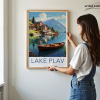Lake Plav Poster - Montenegro Wall Art