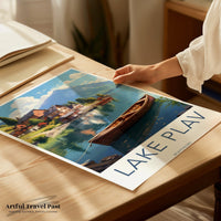 Lake Plav Poster - Montenegro Wall Art