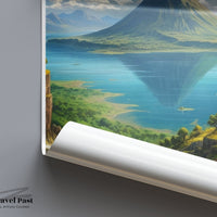 Lake Taal Poster - Philippines Wall Art