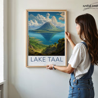 Lake Taal Poster - Philippines Wall Art