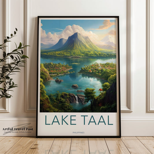 Lake Taal Poster - Philippines Wall Art