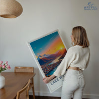 Lake Wakatipu Poster | New Zealand Wall Art