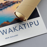 Lake Wakatipu Poster | New Zealand Wall Art