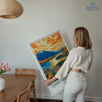 Lake Wakatipu Poster - New Zealand Wall Art