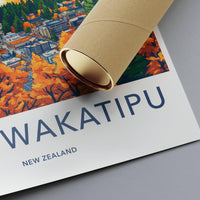 Lake Wakatipu Poster - New Zealand Wall Art