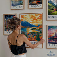 Lake Wakatipu Poster - New Zealand Wall Art
