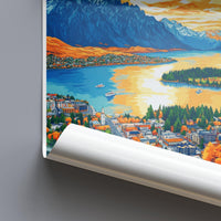 Lake Wakatipu Poster - New Zealand Wall Art