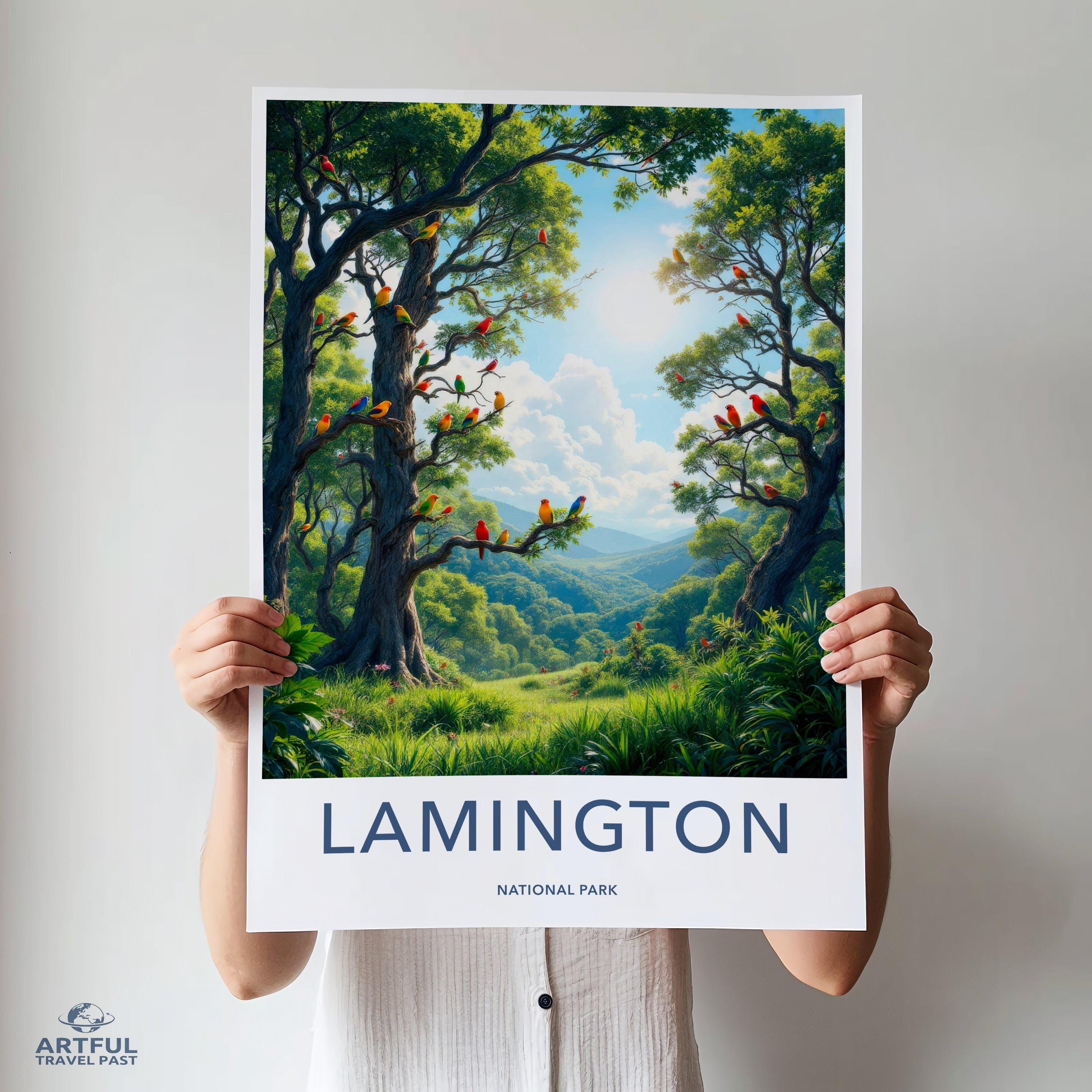 Lamington National Park Poster | Australia Wall Art