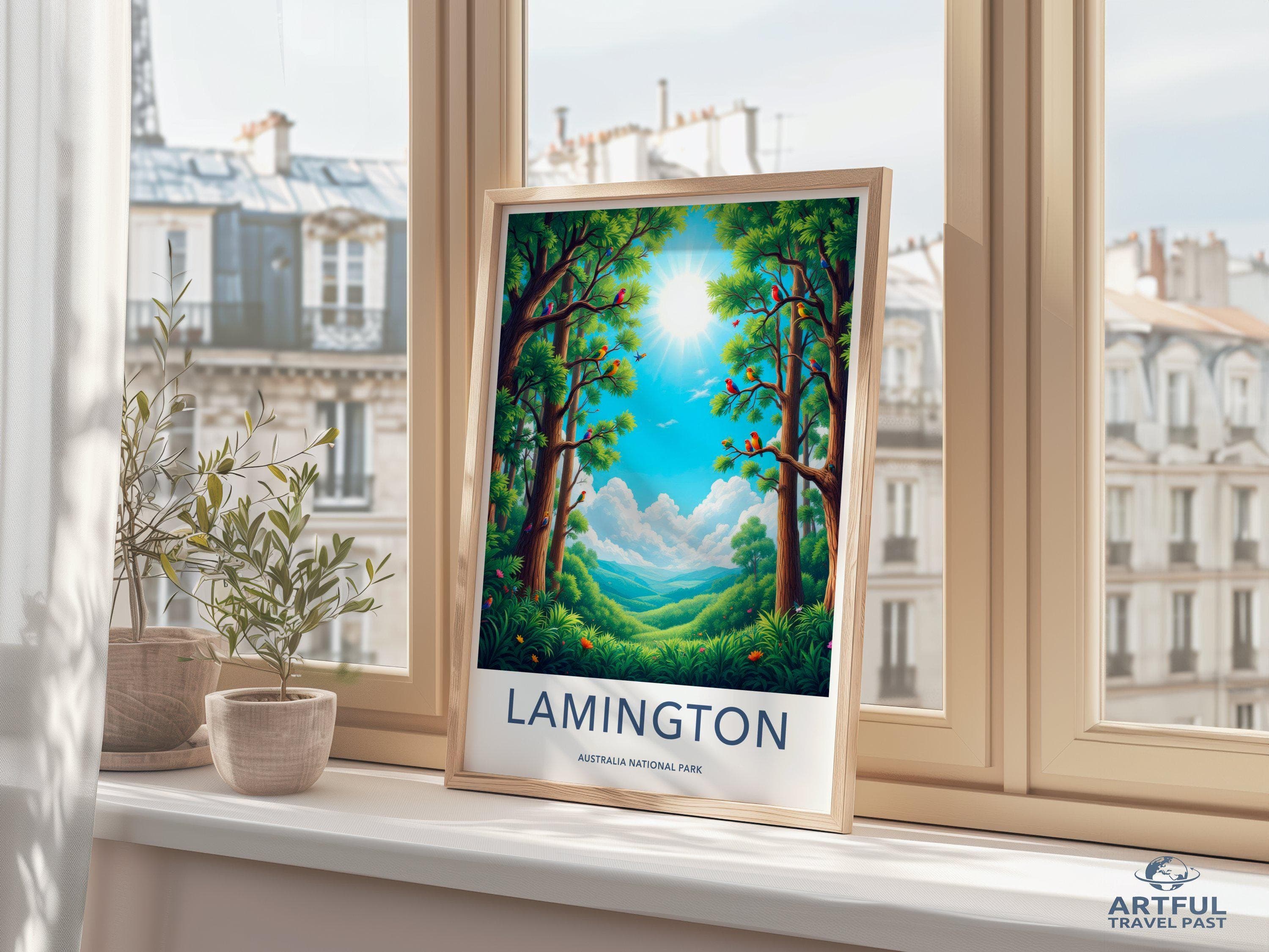 Lamington Park Poster - Australia Wall Art