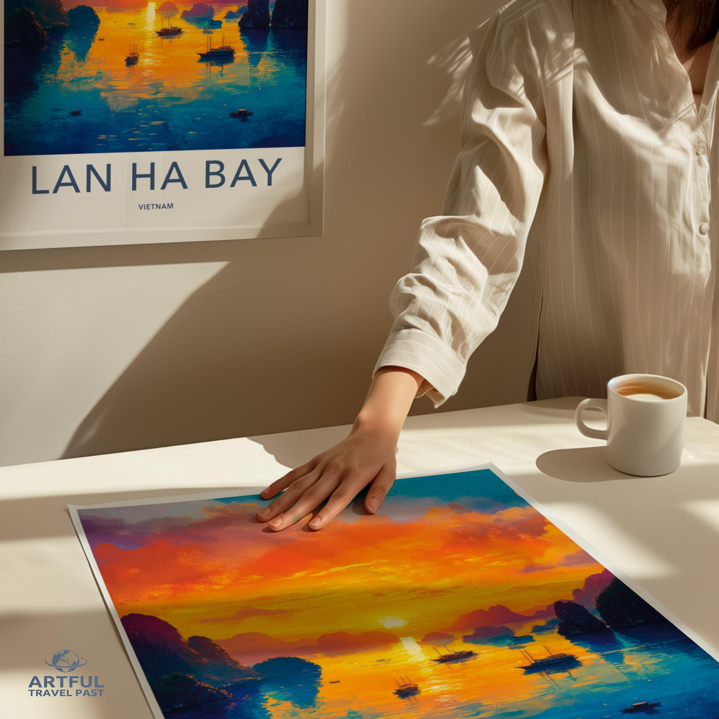 Lan Ha Bay Poster - Vietnam Wall Art