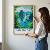 Lan Ha Bay Poster - Vietnam Wall Art