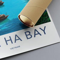 Lan Ha Bay Poster | Vietnam Wall Art | Asia Decor