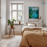 Lan Ha Bay Poster | Vietnam Wall Art | Asia Decor