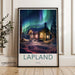 Lapland Poster | Finland Wall Art | Scandinavia Decor