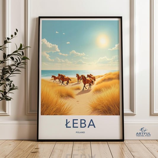 Leba Poster - Poland Wall Art