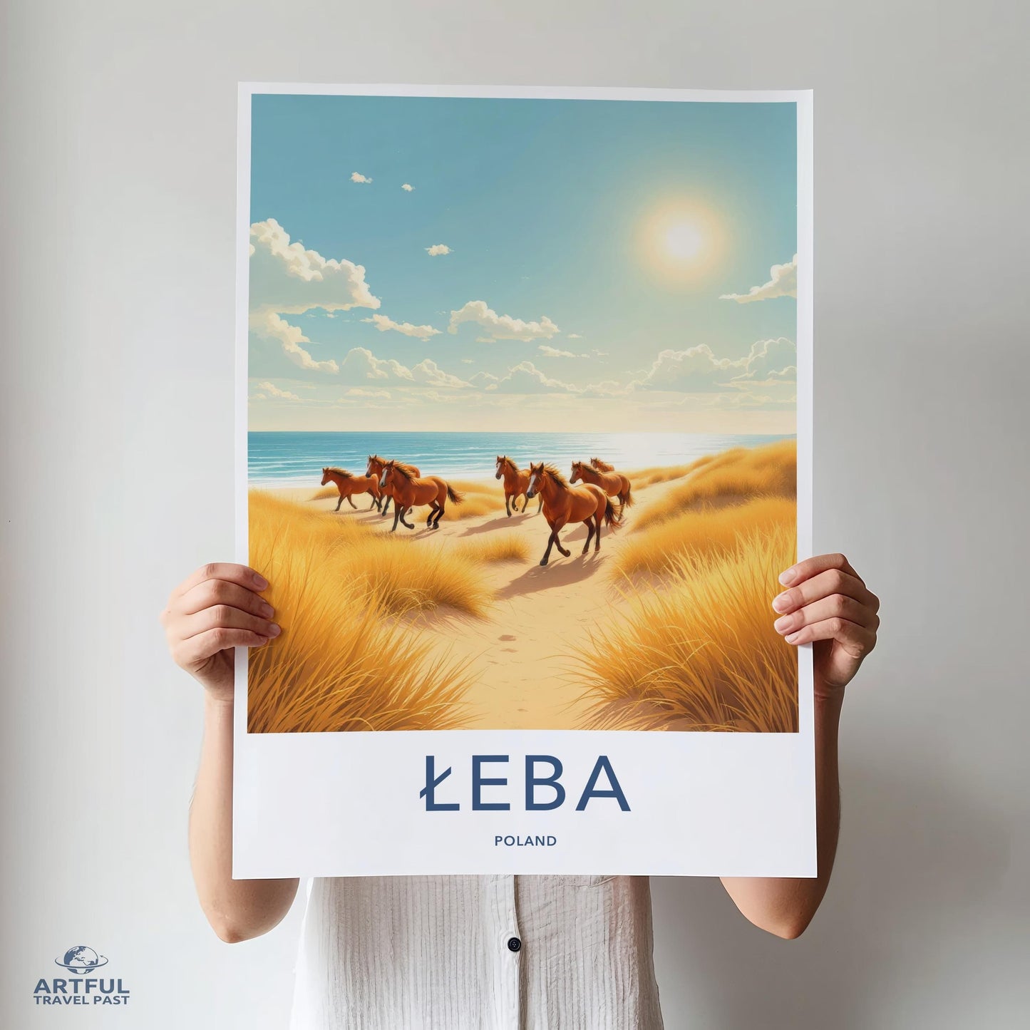 Leba Poster - Poland Wall Art