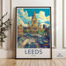 Leeds Poster - England Wall Art