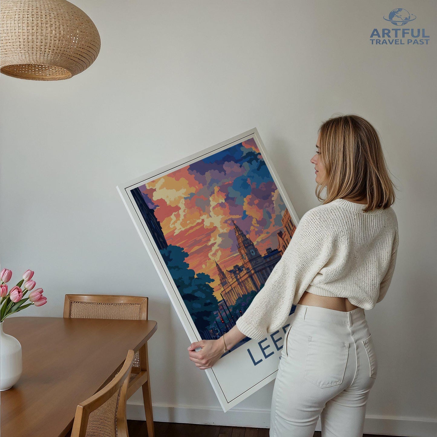 Leeds Poster | England Wall Art | UK Decor