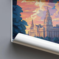 Leeds Poster | England Wall Art | UK Decor
