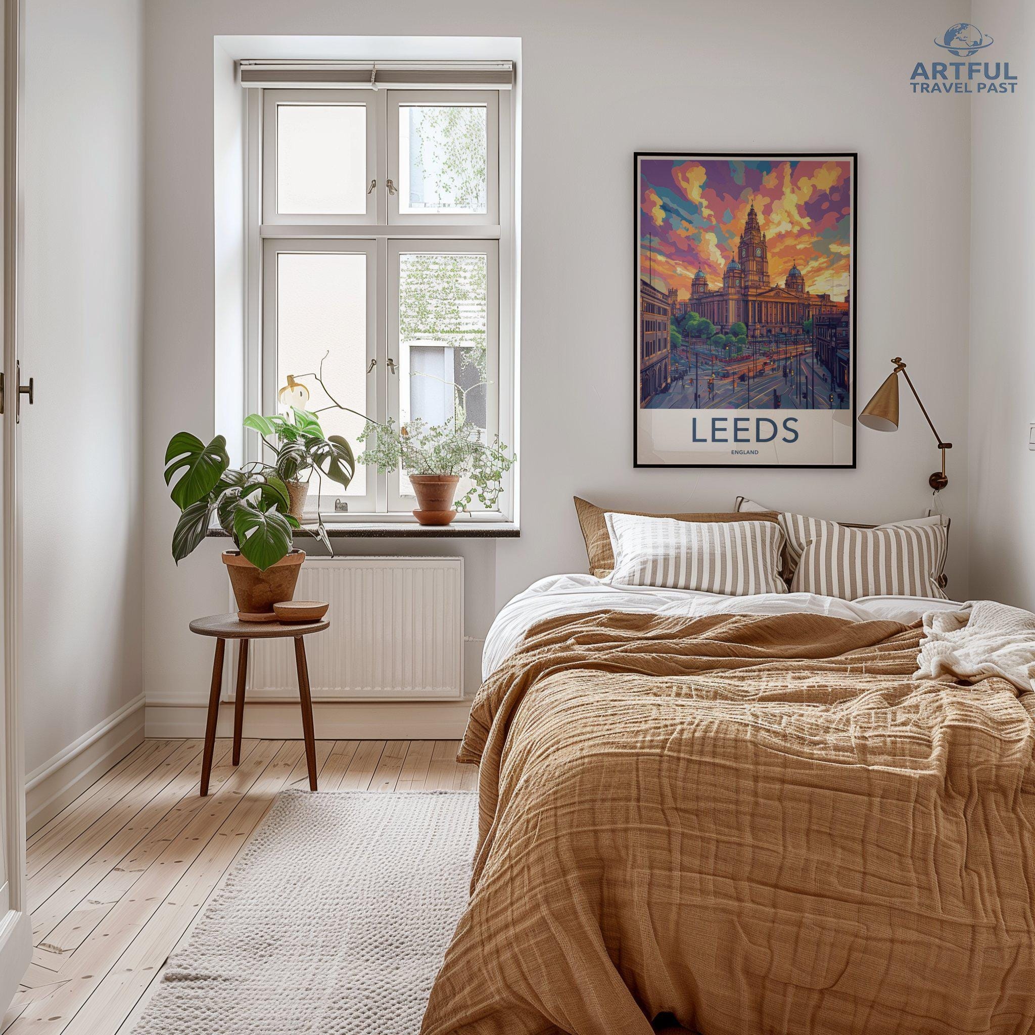 Leeds Poster | England Wall Art | UK Decor