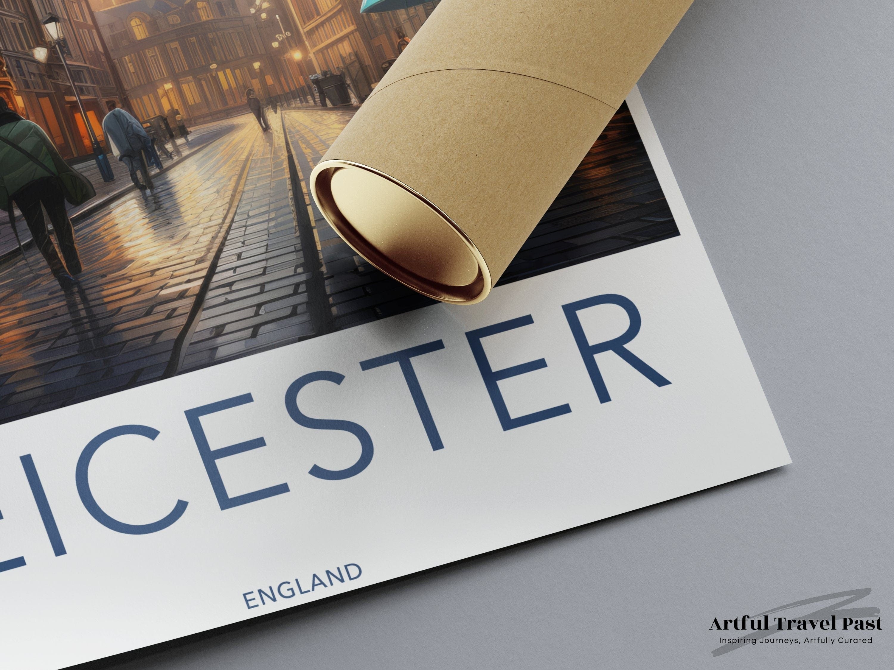 Leicester Poster - England Wall Art