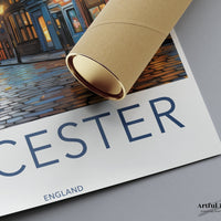 Leicester Poster - England Wall Art
