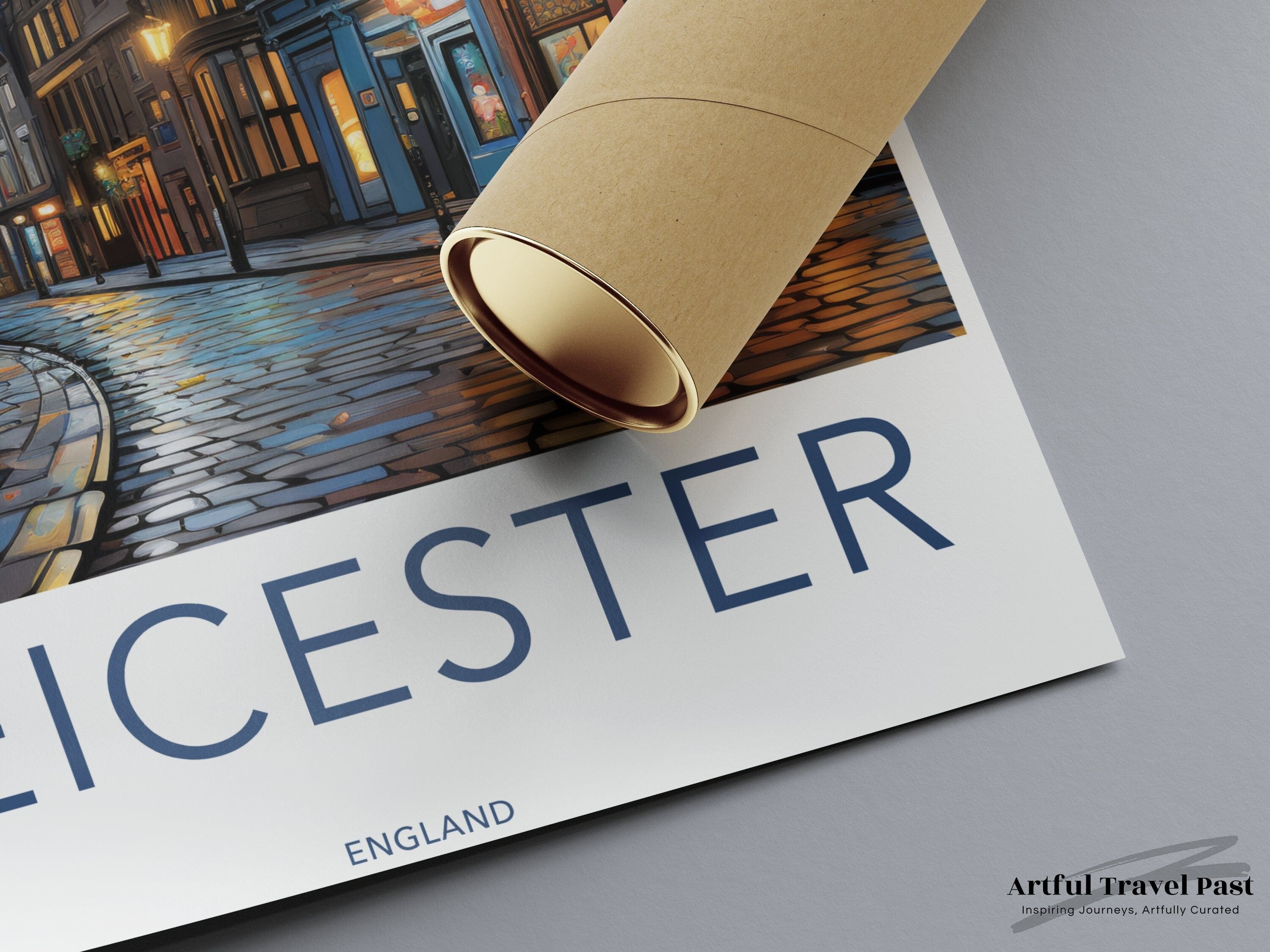 Leicester Poster - England Wall Art