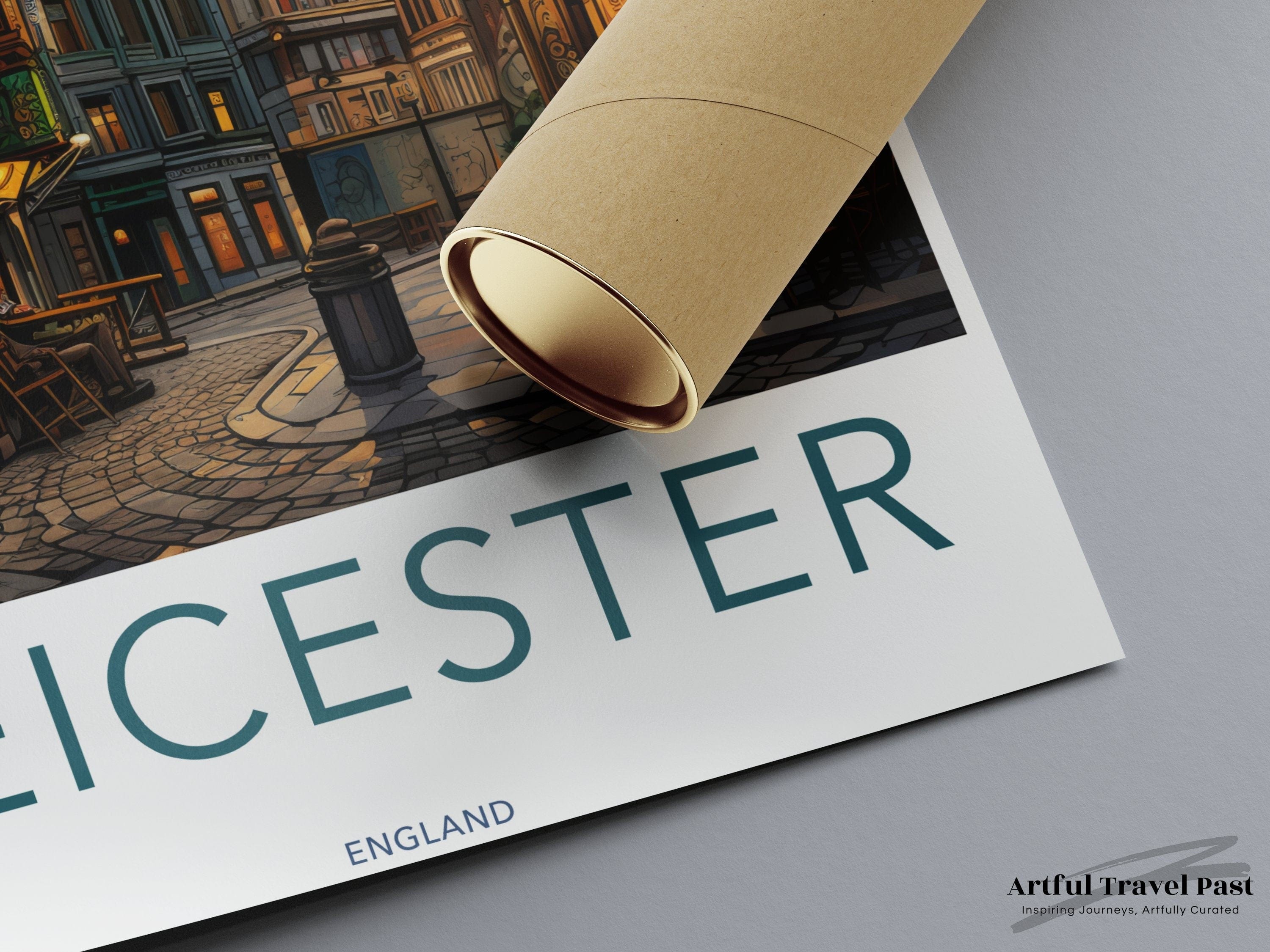 Leicester Poster - England Wall Art