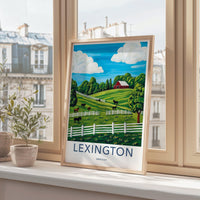 Lexington Poster | Kentucky Wall Art | America Decor