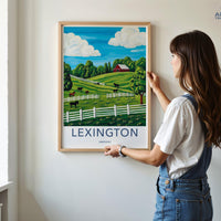 Lexington Poster | Kentucky Wall Art | America Decor