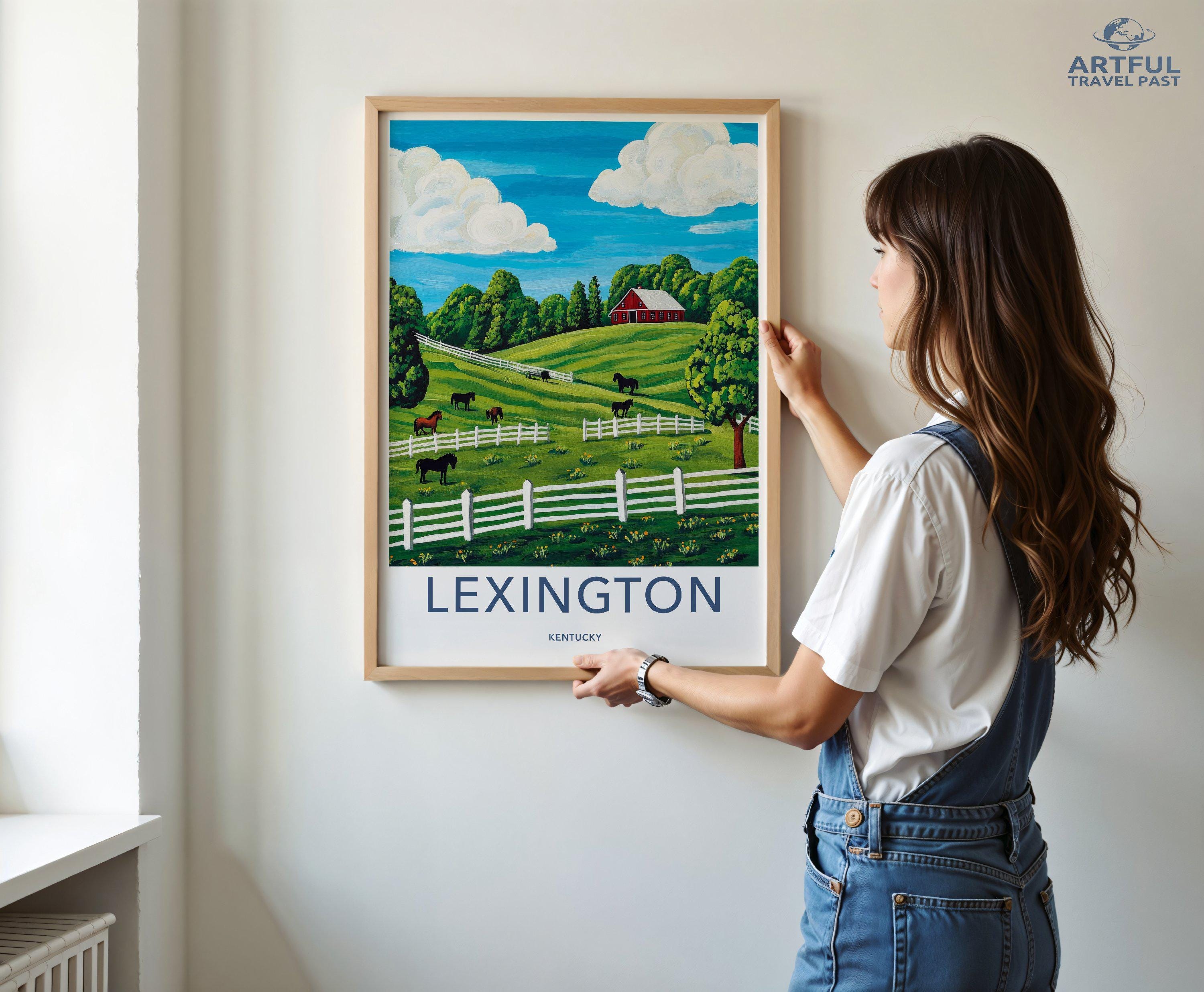 Lexington Poster | Kentucky Wall Art | America Decor