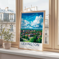 Lexington Poster | Kentucky Wall Art | America Decor