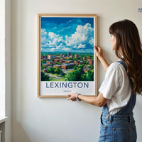Lexington Poster | Kentucky Wall Art | America Decor