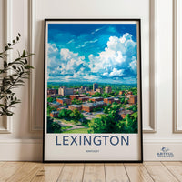 Lexington Poster | Kentucky Wall Art | America Decor