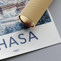 Lhasa Poster - Tibet Wall Art