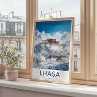 Lhasa Poster - Tibet Wall Art