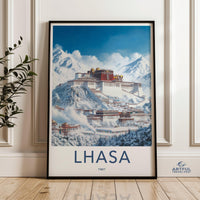 Lhasa Poster - Tibet Wall Art