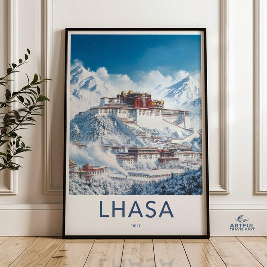 Lhasa Poster - Tibet Wall Art